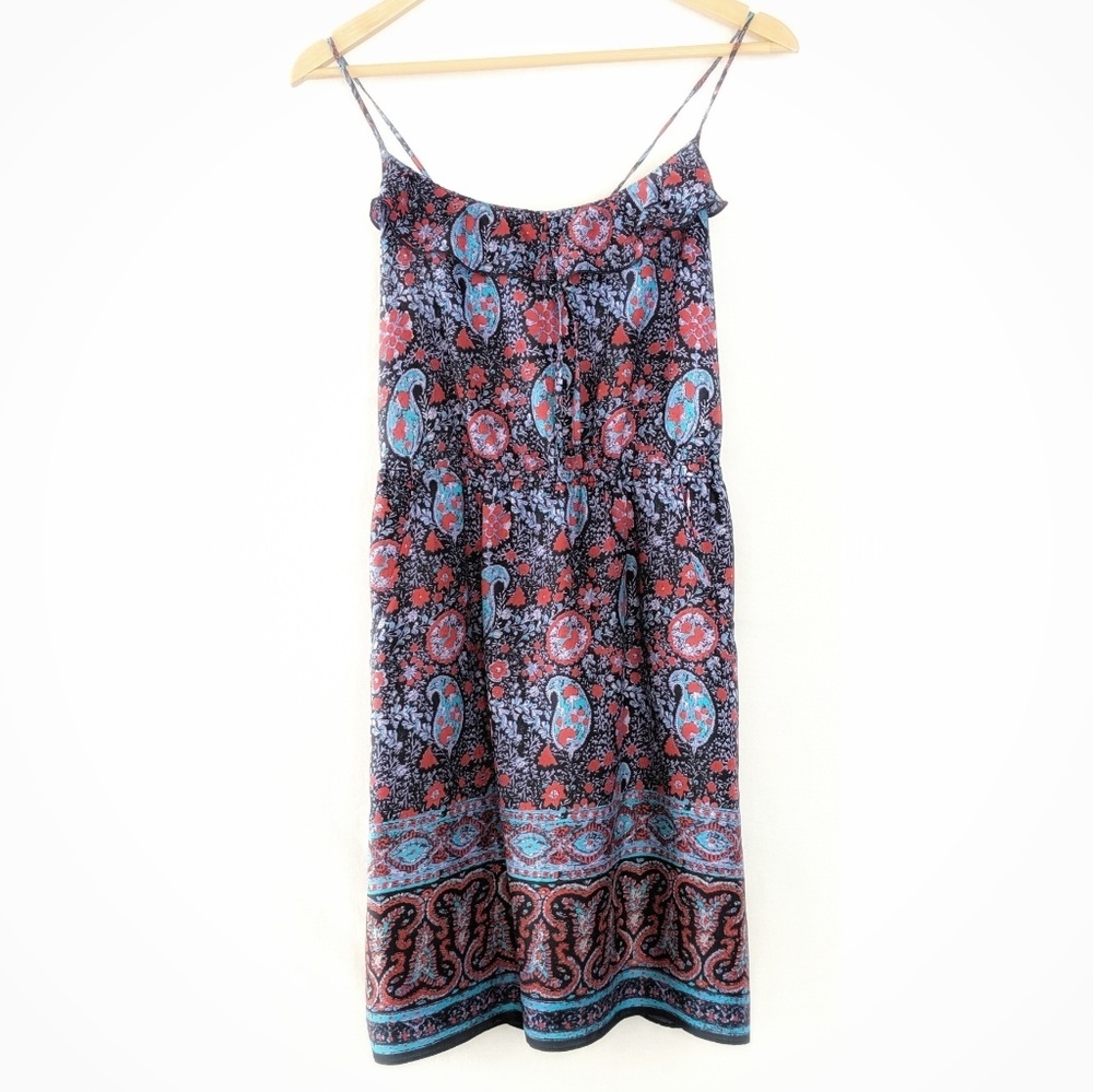 AEO Floral Paisley Spaghetti Strap Dress Size L